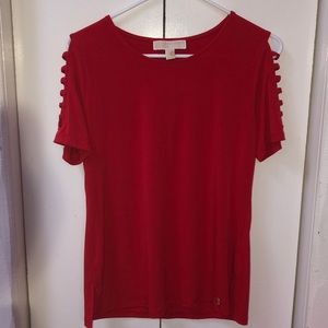 Michael Kors red shirt